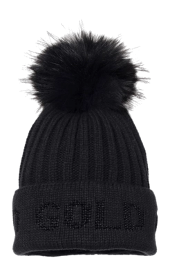 Muts Goldbergh Women Hodd Beanie Black