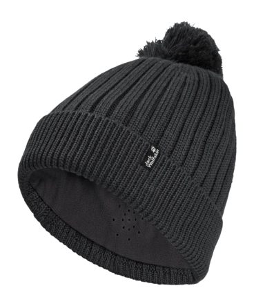 Muts Jack Wolfskin Unisex Pom Pom Beanie Phantom L TEXASHIELD PRO