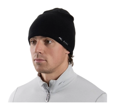 Muts KJUS Unisex K-KJUS Logo Beanie Black Stretch Fit