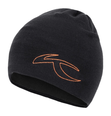 Muts KJUS Unisex Side Logo Beanie Black Stretch Fit
