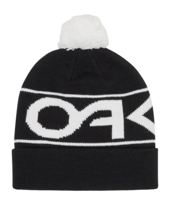 Muts Oakley Men Factory Cuff Beanie Black/White Logo