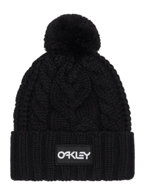 Muts Oakley Women Harper Pom Beanie Black/White Logo