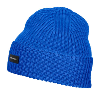 Muts Ortovox Unisex Cozy Rib Beanie Blue Note Aansluitende pasvorm