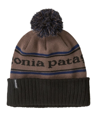 Muts Patagonia Unisex Powder Town Beanie Park Stripe: Marlow Brown
