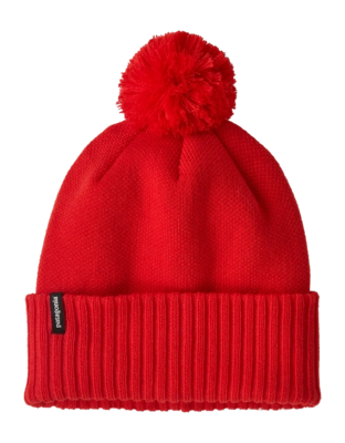 Muts Patagonia Unisex Powder Town Beanie Sizzle Red