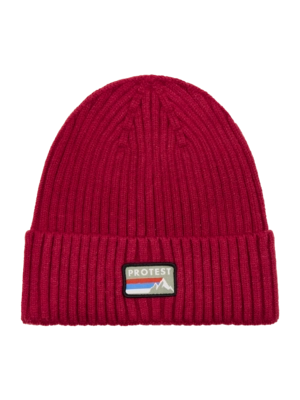 Muts Protest Men Prtworsley Beanie Velvet red (55 CM) Normale pasvorm