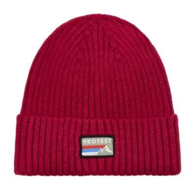 Muts Protest Men Prtworsley Beanie Velvet Red (59 CM) Regular Fit