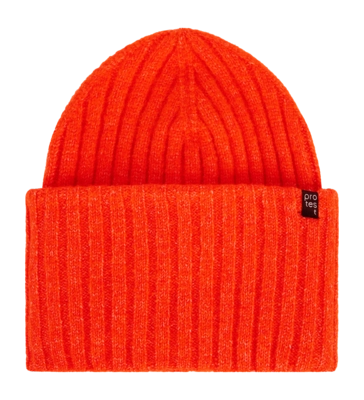 Muts Protest Women Prtreflex Beanie Poppy Red (55 CM) Normale pasvorm