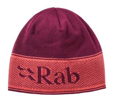 Muts Rab Unisex Logo Band Beanie Mulberry Hibiscus