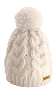 Muts Sinner Unisex Asir Beanie White Aansluitende pasvorm