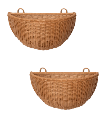 Ferm Living Braided Wandmanden - Set van 2