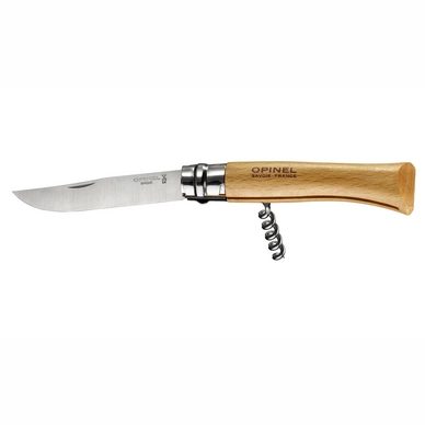 Folding Knife and Corkscrew Inox Opinel No.10