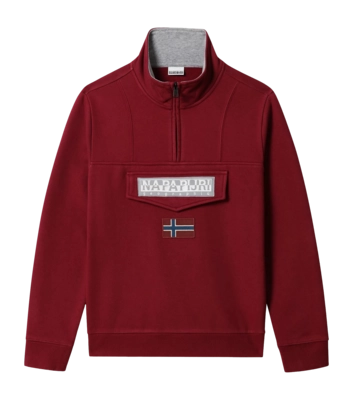 Pull Napapijri Men Burgee Vint Amaranth