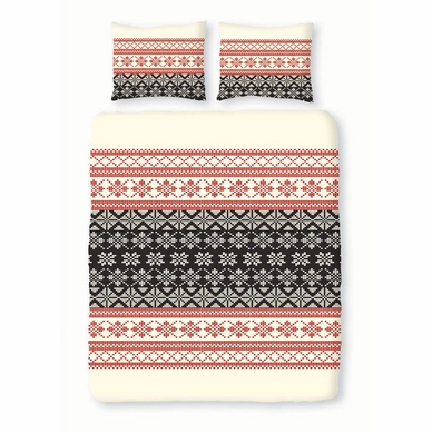 Dekbedovertrek Romanette Narvik Wit Flanel