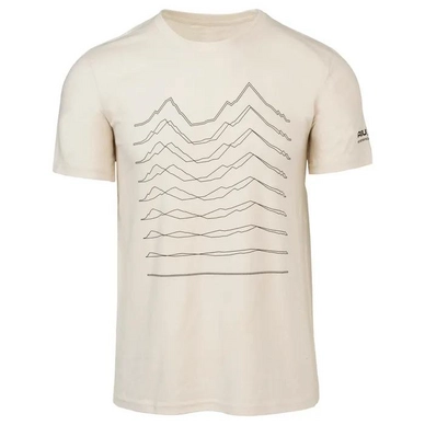 T-Shirt AGU Unisex Tee Flat To Mountain Natural Raw