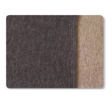 Unidecke Ibena Naturgut Dunkelbraun/Beige