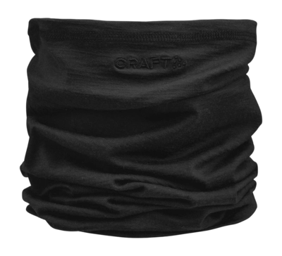 Nekwarmer Craft Unisex Essence Wool Necktube Black
