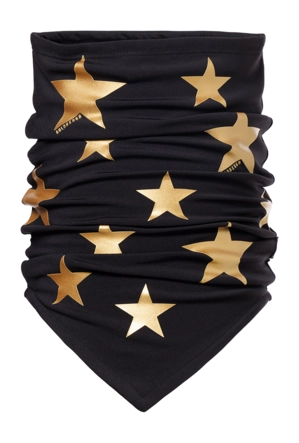 Nekwarmer Goldbergh Women Anzu Black/Gold Powerstretch
