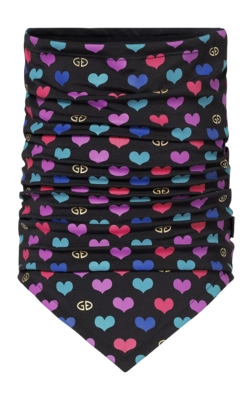 Nekwarmer Goldbergh Women Cupid Cuori Maschera