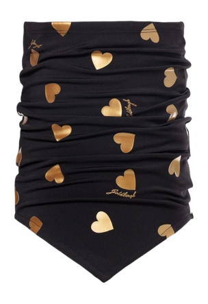 Nekwarmer Goldbergh Women Kouki Black/Gold One size