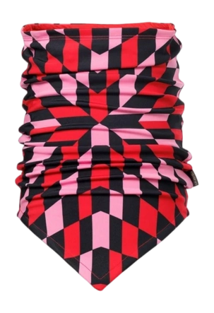 Nekwarmer Goldbergh Women Noa Spiral Chess Red