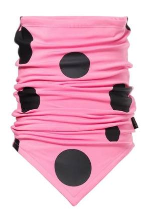 Nekwarmer Goldbergh Women Tama Dots Pink Cosmos Powerstretch