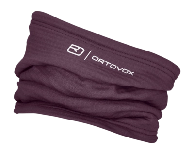 Nekwarmer Ortovox Unisex Fleece Grid Neckwarmer Dark Wild Berry