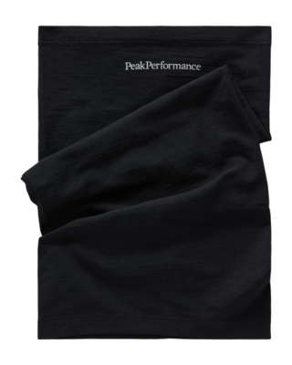Nekwarmer Peak Performance Unisex Magic Black Wool-blend Neckgaiter One size