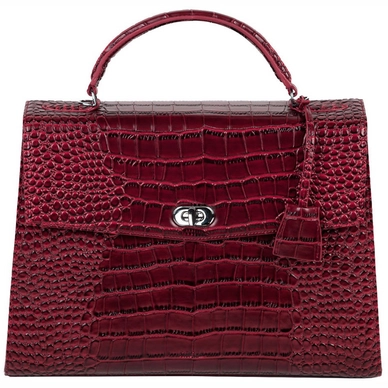 Handtas Socha Audrey Croco Burgundy 13.3 Inch