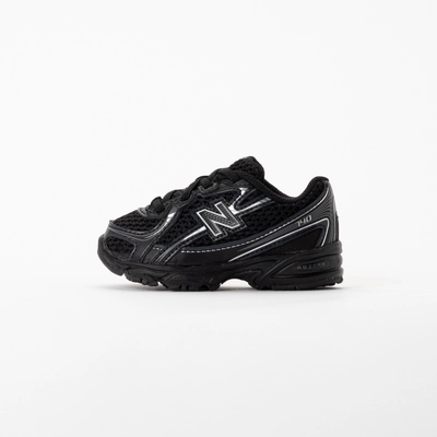 New Balance Infant IZ740BM Black/Silver Metallic 25