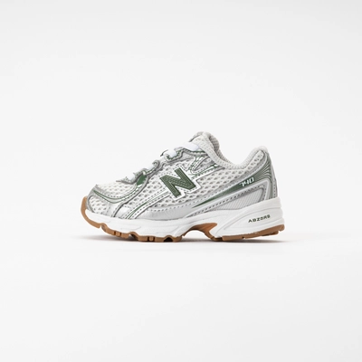 Baskets New Balance Bébé IZ740SF Silver Metalic/Dark Alpine Green