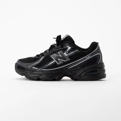 Sneaker New Balance GR740BM Kinder Black/Silver Metallic