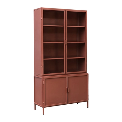 New Routz Garland Vitrinekast 4-deurs - Terra