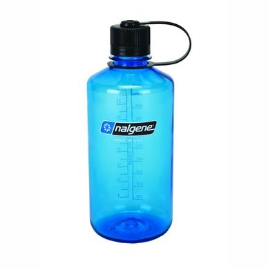 Water Bottle Nalgene Narrow Mouth Loop Top 1000 ml Blue
