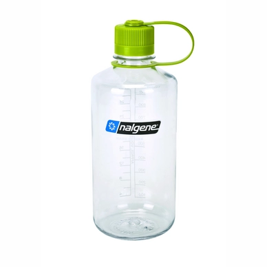 Water Bottle Nalgene Narrow Mouth Loop Top 1000 ml Transparent