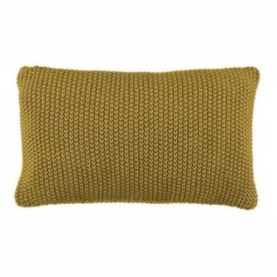Coussin Décoratif Marc O'Polo Nordic Knit Rectangle Oil Yellow (30 x 60 cm)