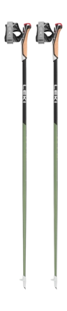 Nordic Walking Stok Leki Flash Carbon Green Metallic/Black/Neon Yellow - 125 cm
