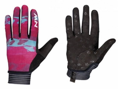 Fietshandschoen Northwave Women Air Full Women Gloves Beetroot Green