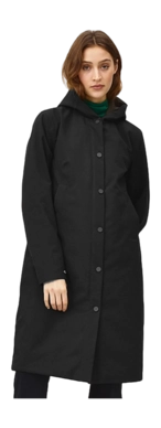 Parka Welter Shelter Not So Long Tube Polyrayon Women Black