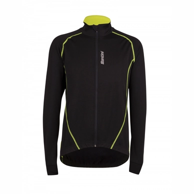 Fietsjack Santini Nova Wind Jacket Black