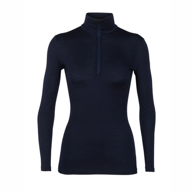 Longsleeve Icebreaker Women 200 Oasis LS Half Zip Midnight Navy