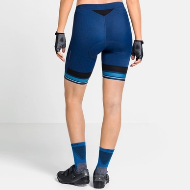 odlo zeroweight fiets shorts tight dames blauw 4