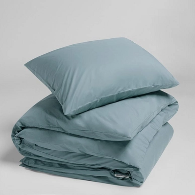 Bettwäsche Yumeko Petrol Blue Perkal