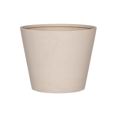 Bloempot Pottery Pots Refined Bucket S Natural White 50 x 40 cm