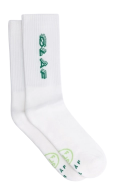 Socks Olaf Men Triple Italic White/ Ocean Green