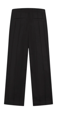 Pantalon Olaf Femme Cotton Pintuck Black