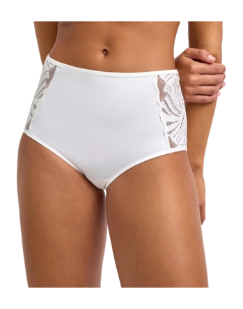 Ondergoed Falke Women Delicate Touch Mid Waist Briefs Ivory