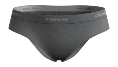 Ondergoed Icebreaker Women Merino 125 Cool-Lite Sprite Gritstone Heather Hipster Slim Fit