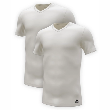 Undershirt Adidas Men V-Neck White (2 pack)