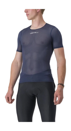 Ondershirt Castelli Men Pro Mesh 2.0 Short Sleeve Belgian Blue